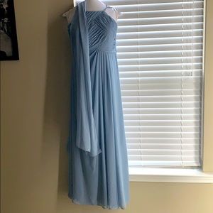 Dusty Blue Bridesmaid Dress